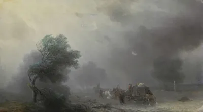 Carriage In A Storm