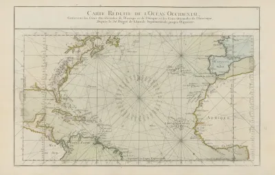 Carte Reduite De Locean Occidental