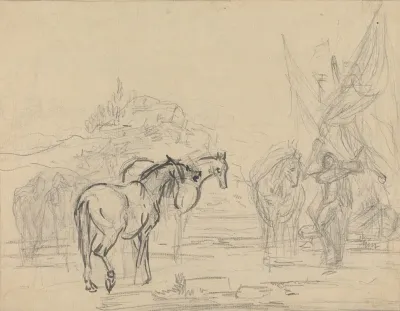 Cartoon For Gulliver Taking Leave Of The Land Of Houyhnhms