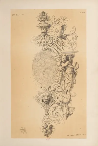 Cartouche Formant Cadre