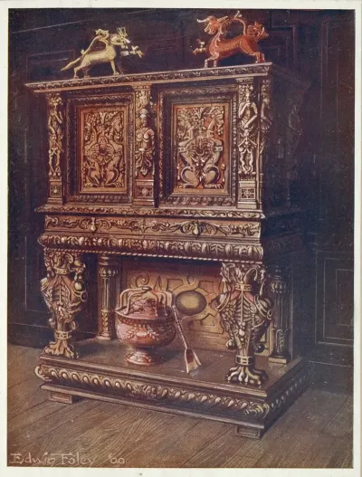 Carved Bourgouignon Credenze