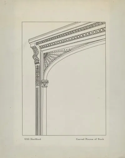 Carved Frame Of Bunk