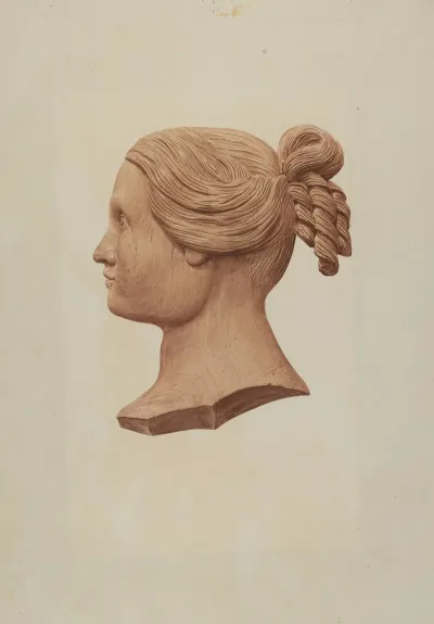 Carved Silhouette Of A Woman