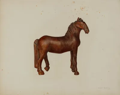 Carved Toy Horse