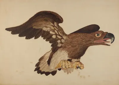 Carved Wooden Eagle