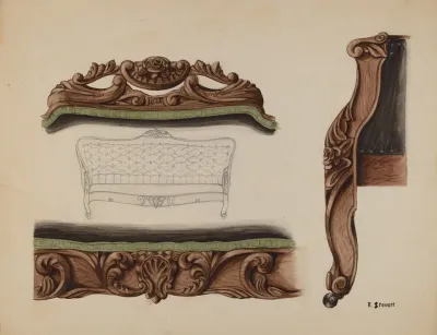 Carvings Of A Sofa