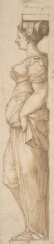Caryatid Facing Left