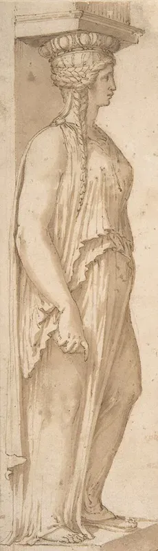 Caryatid Facing Right