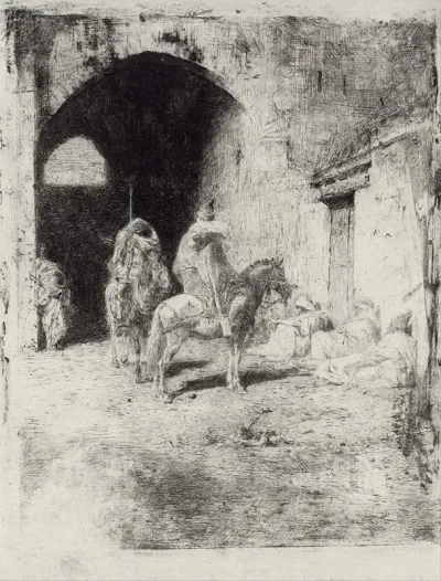 Casbah Guard In Tetouan