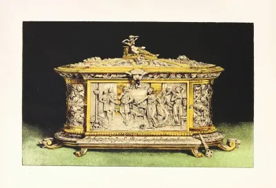 Casket In Oxydised Silver