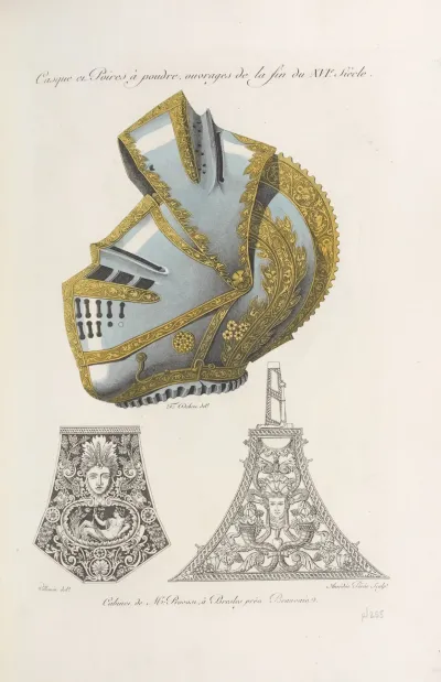 Casque Et Poires A Poudre Ouvrages De La Fin Du Xvie Siecle
