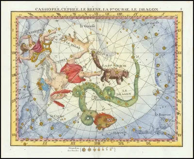 Cassiopee Cehee Le Renne La Petite Ourse Le Dragon Cassiopea Cepheus Ursa Minor Draco