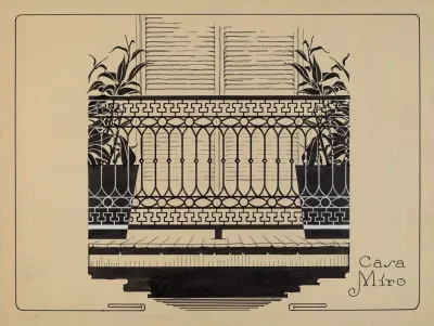 Cast Iron Balcony Rail 20