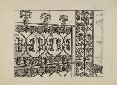 Cast Iron Balcony Rail 2