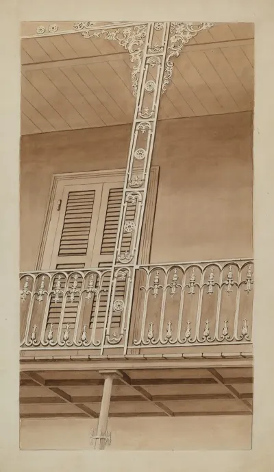 Cast Iron Balcony