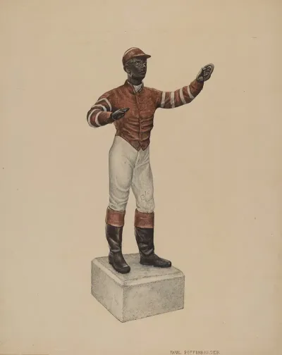 Cast Iron Dobbie Jockey 2