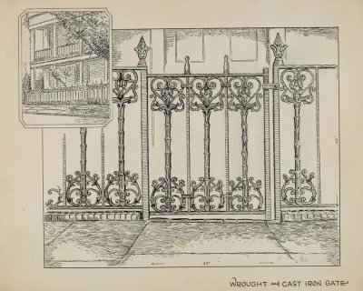 Cast Iron Fence 3