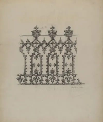 Cast Iron Fence 4