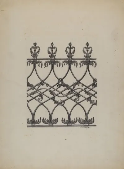 Cast Iron Fence 5