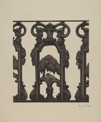 Cast Iron Fence 6