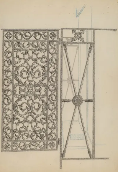 Cast Iron Gate 6