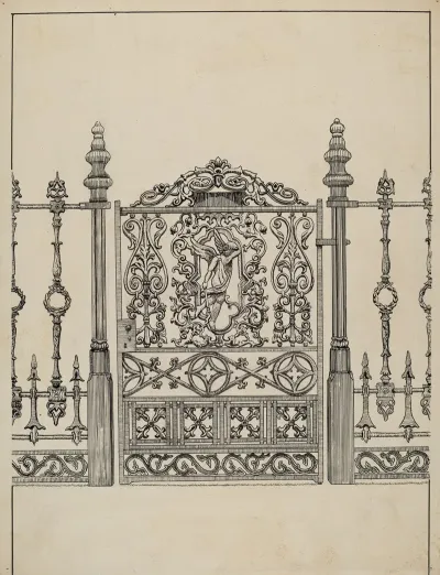 Cast Iron Gate 7