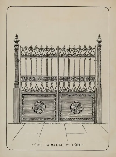 Cast Iron Gate 8