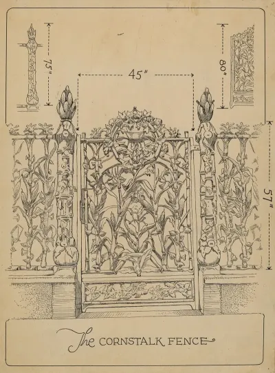 Cast Iron Gate And Fence 6