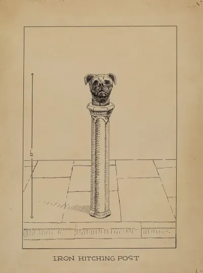 Cast Iron Hitching Post 3