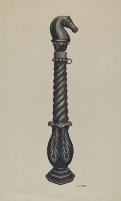 Cast Iron Hitching Post 4