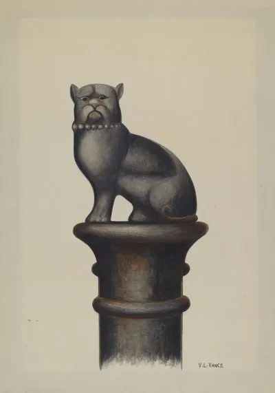 Cast Iron Hitching Post 5