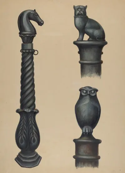 Cast Iron Hitching Post 6