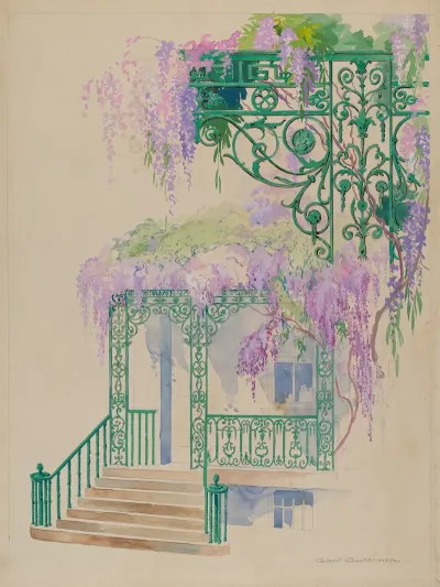Cast Iron Porch Railing