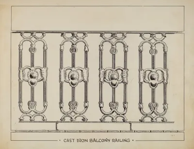 Cast Iron Window Balcony