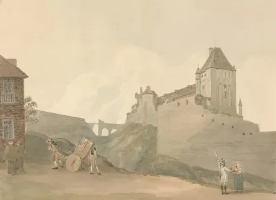 Castle At Dieppe Normandy