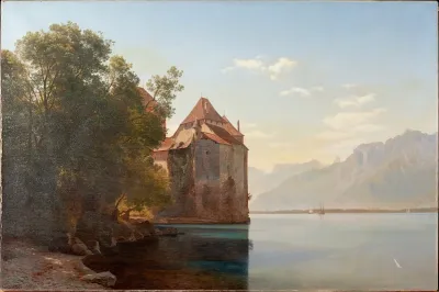 Castle By Lake Geneva