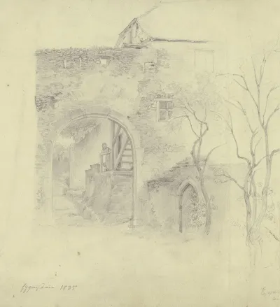 Castle Gate In Eppstein