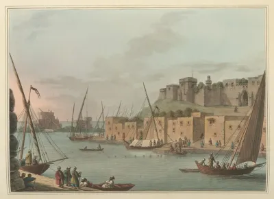Castle In The Island Of Tortosa