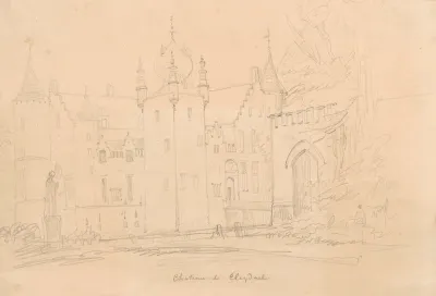 Castle Of Cleydael At Aartselaar