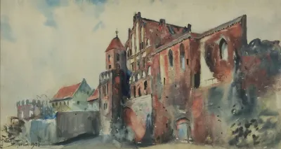 Castle Of The Teutonic Order In Torun
