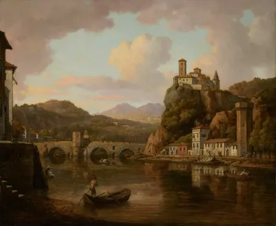Castle On The Rhone River France
