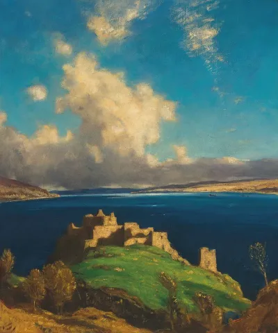 Castle Urquhart And Loch Ness