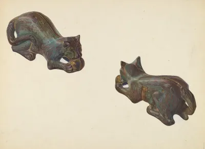 Cat And Ball Coin Bank