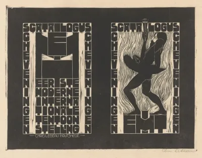 Catalogusomslag Emit Eerste Moderne Internationale Tentoonstelling