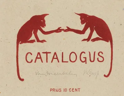 Catalogusomslag Met Twee Apen 2