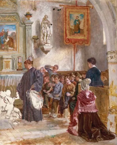Catechisme Dans Une Eglise
