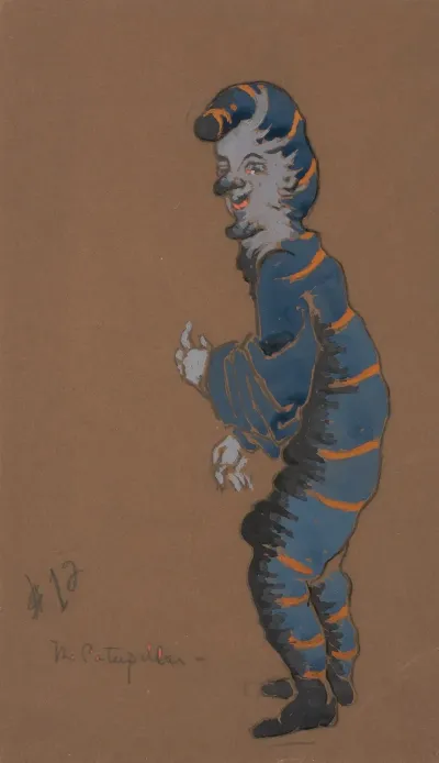Caterpillar Costume Design For Alice In Wonderland 1915