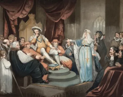 Catharine Of Aragon Pleading Her Cause