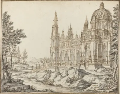 Cathedral In A Landscape