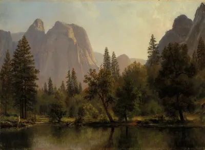 Cathedral Rocks Yosemite Valley